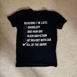 Reason’s I’m Late Graphic T-Shirt